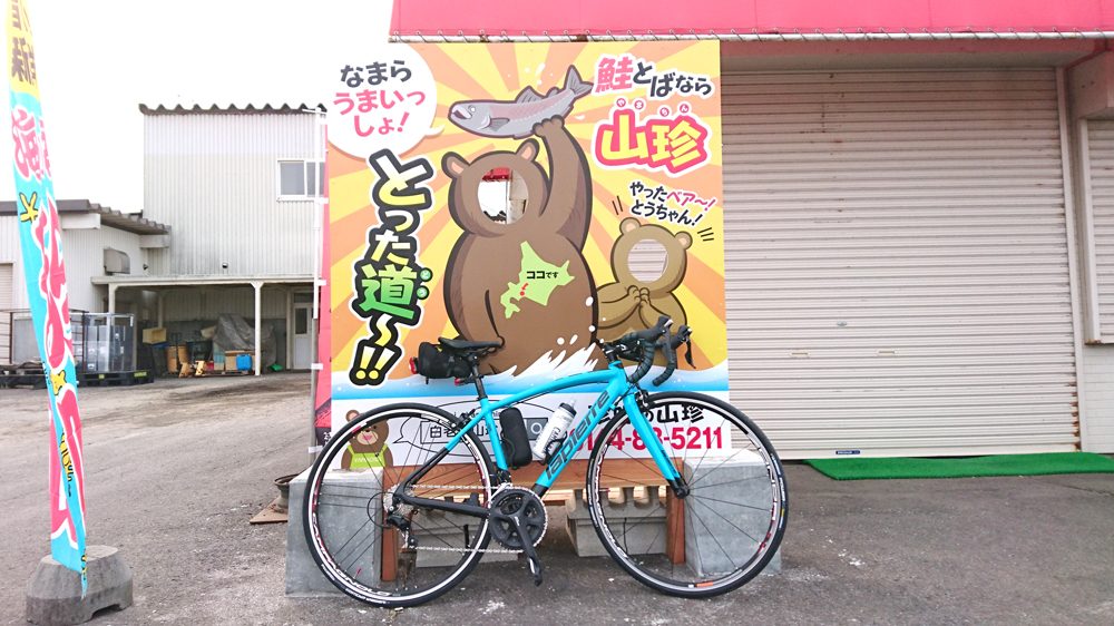 自転車 長距離 36号線 苫小牧