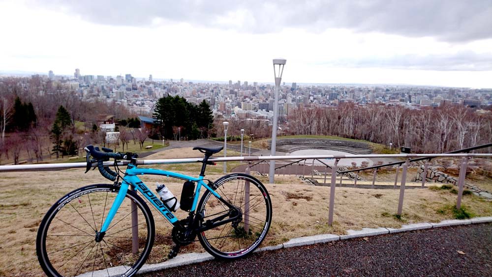 ロードバイクの札幌市内お手軽練習コース - サツロックバイシコー